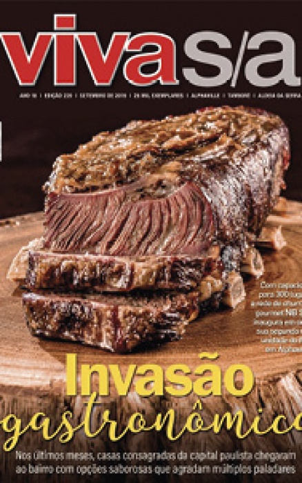 NB Steak é capa da Revista Viva/SA