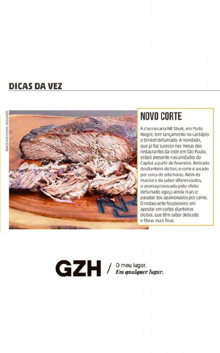 Nova Carta de Drinks NB Steak